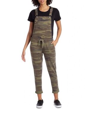 Z Supply Olive Camo Jogger Overalls